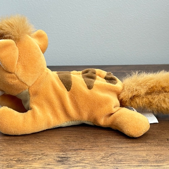 VINTAGE Disney Oliver & Company OLIVER CAT Bean Bag Plush Walt Disney Co. Animal - Picture 5 of 11